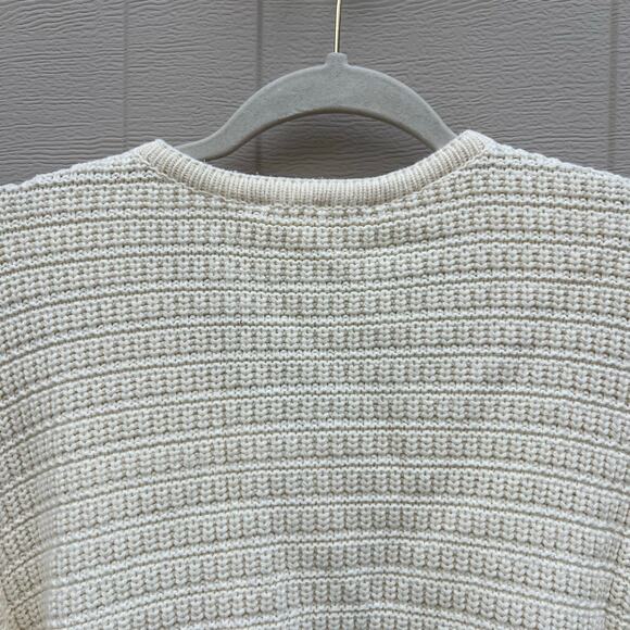 Tuckernuck Hyacinth House Woven Maybourne Cardigan Sweater Cream Ivory XXL - Picture 9 of 10